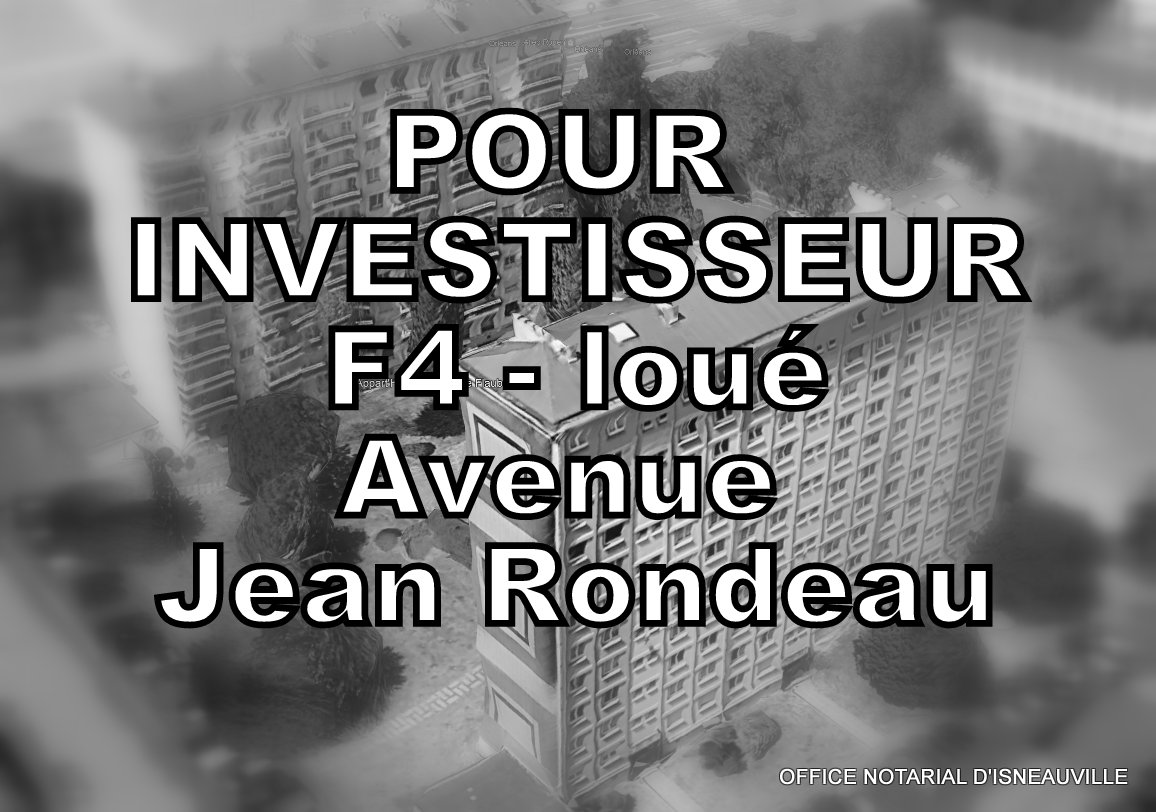 T4 - 3 pièces - 61 m²