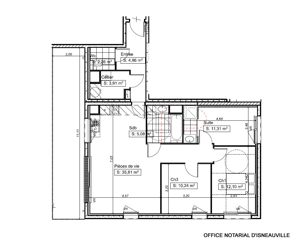 T4 - 4 pièces - 85 m²